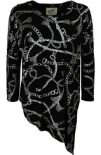 Valeria Metallic Chain Design Top