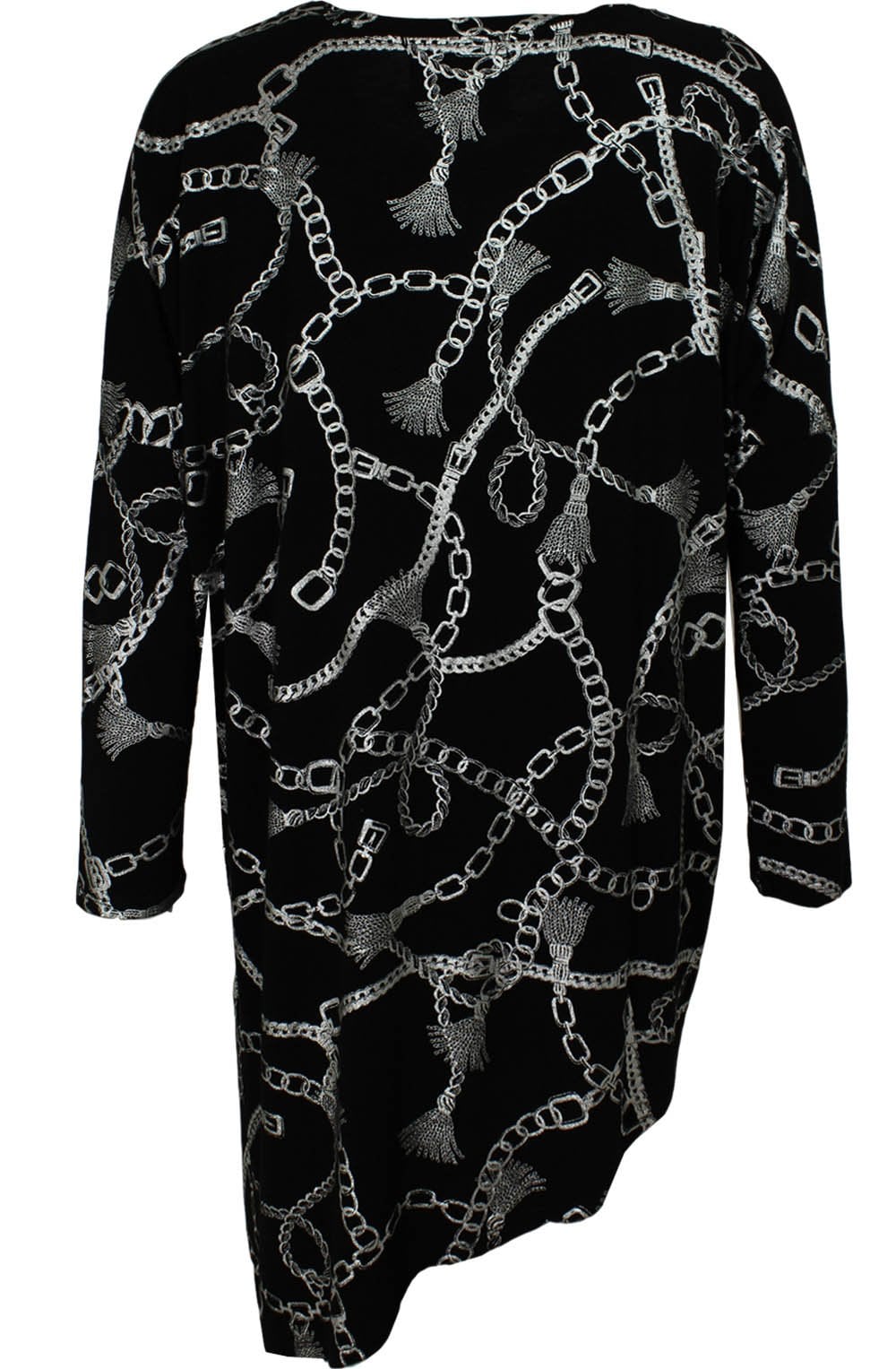 Valeria Metallic Chain Design Top