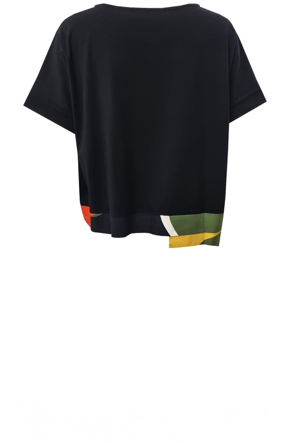 Asymmetric Top with Floral Detail