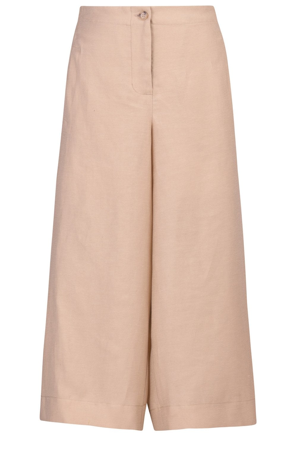 Beige Wide Leg Culottes