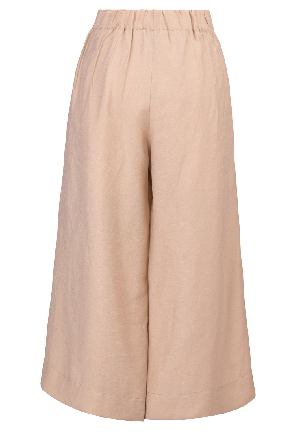 Beige Wide Leg Culottes