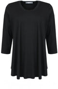 Black Sleeved Trapeze Top