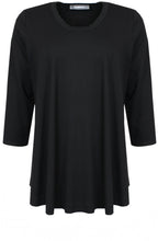 Black Sleeved Trapeze Top