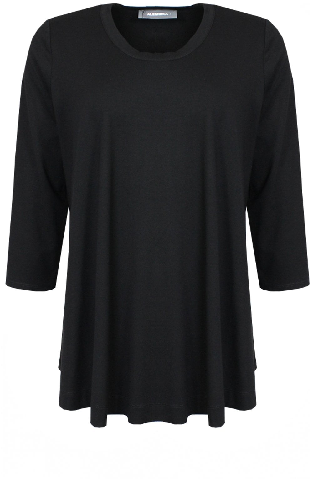 Black Sleeved Trapeze Top