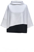 Black and Off White Urban Optima Top