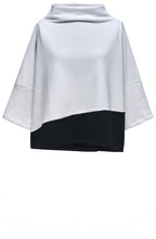 Black and Off White Urban Optima Top