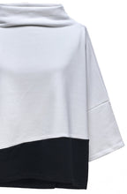 Black and Off White Urban Optima Top