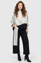 Black and Off White Urban Optima Top