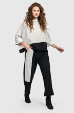 Black and Off White Urban Optima Top