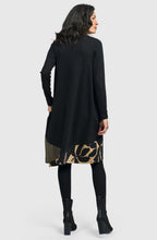 Black and Tan Nora Relaxed Jersey Dress