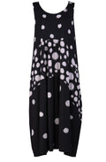 Black and White Circles Dress