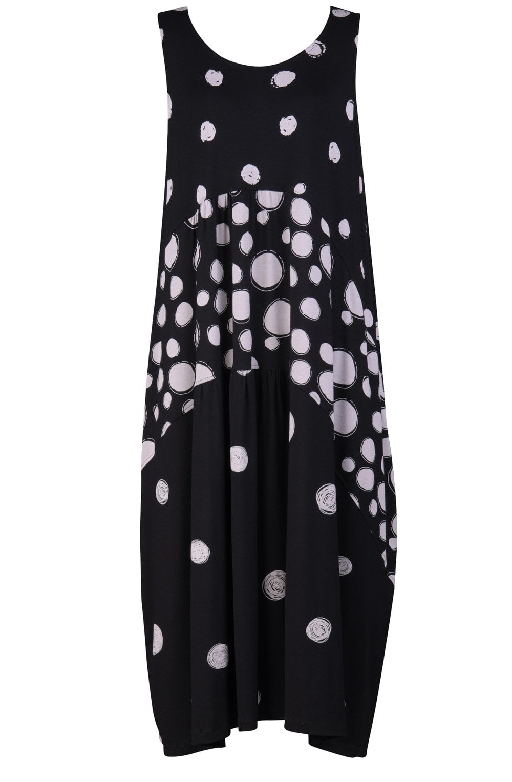 Black and White Circles Dress