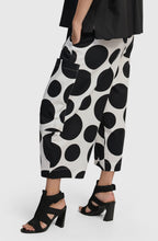 Black and White Dot Barrel Trousers