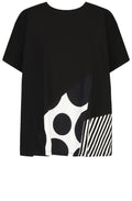 Black and White Oversized Tribeca T Shirt
