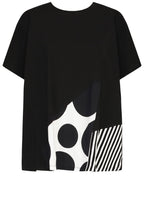 Black and White Oversized Tribeca T Shirt