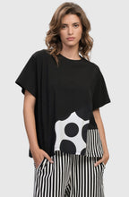 Black and White Oversized Tribeca T Shirt