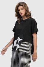 Black and White Oversized Tribeca T Shirt