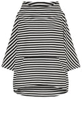 Black and White Oversized Urban Trekker Sweatshirt