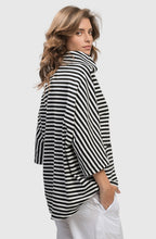 Black and White Oversized Urban Trekker Sweatshirt