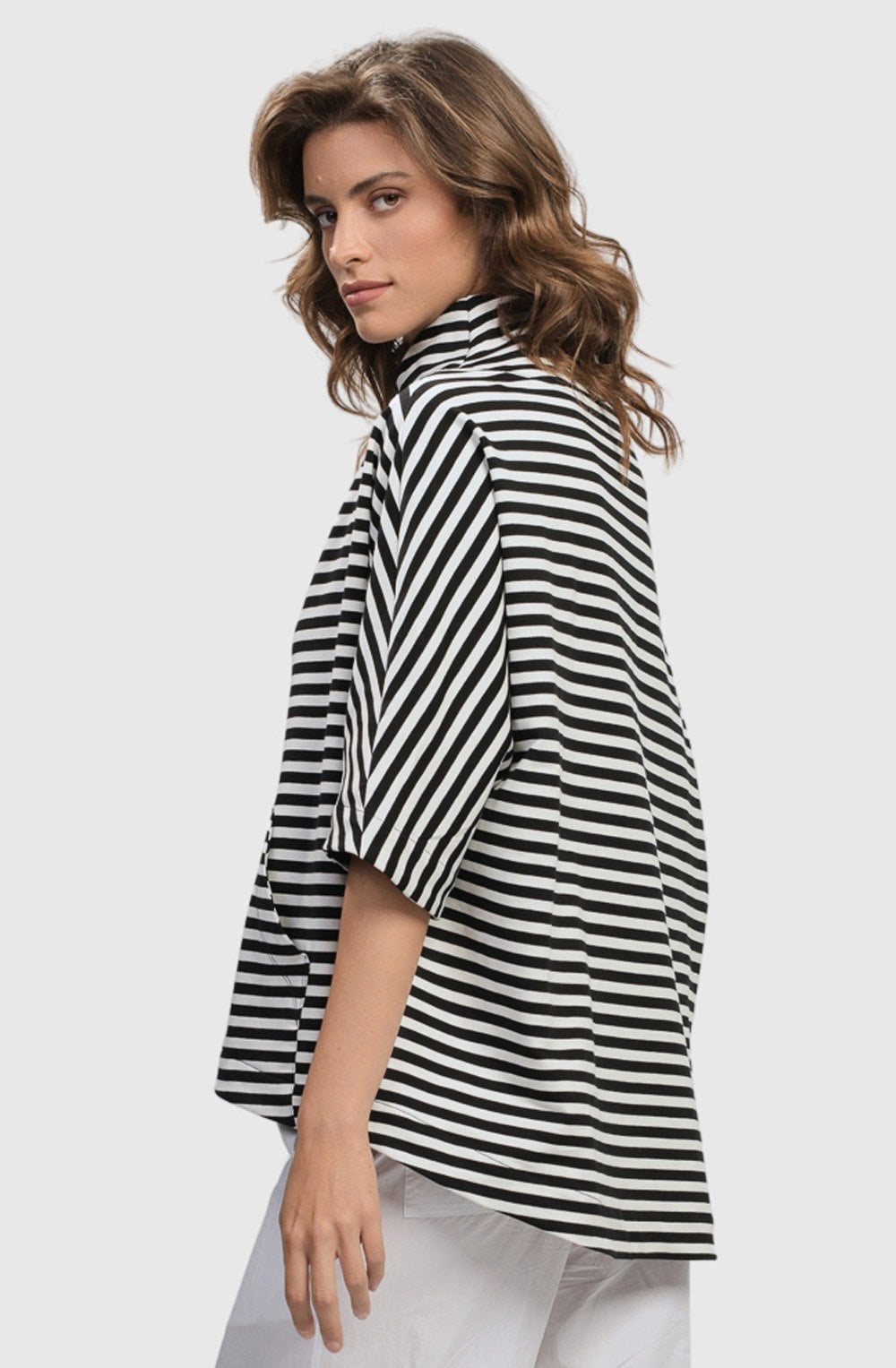 Black and White Oversized Urban Trekker Sweatshirt