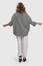 Black and White Oversized Urban Trekker Sweatshirt
