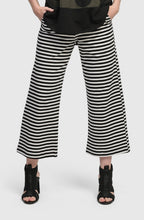 Black and White Urban Greenwich Striped Culottes
