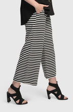 Black and White Urban Greenwich Striped Culottes