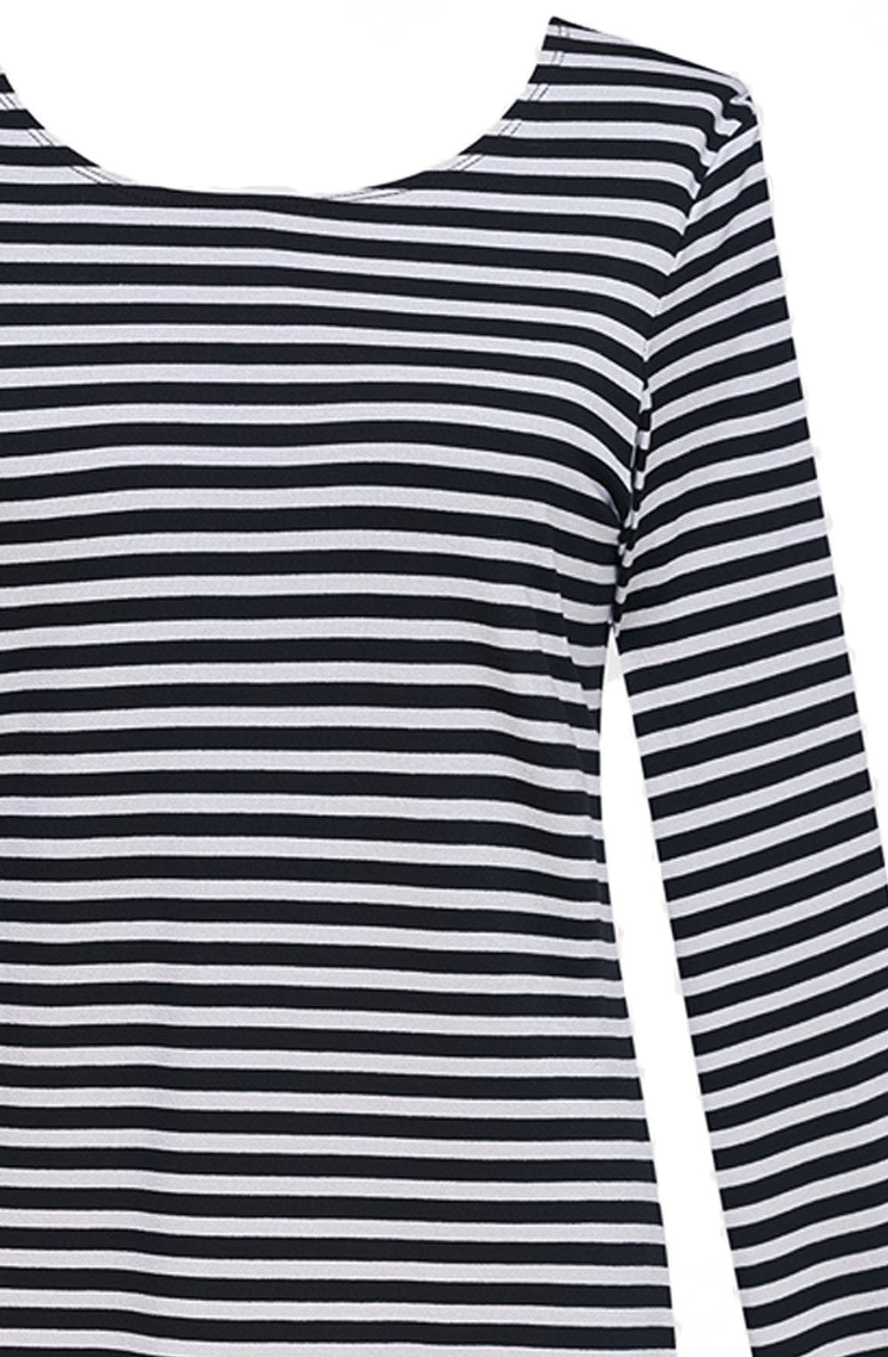 Black and White Urban Oculus Tunic Top