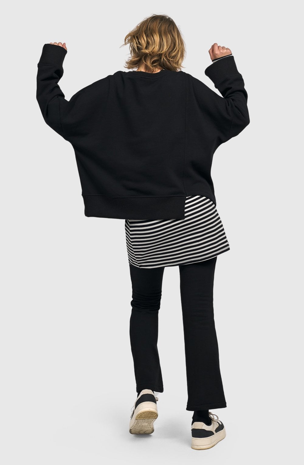 Black and White Urban Oculus Tunic Top