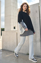 Black and White Urban Oculus Tunic Top