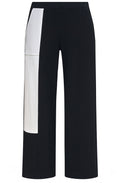 Black and White Urban Stargate Cropped Trousers