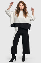 Black and White Urban Stargate Cropped Trousers