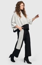 Black and White Urban Stargate Cropped Trousers