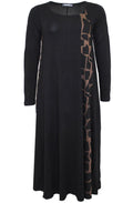 Black Block Design Dress