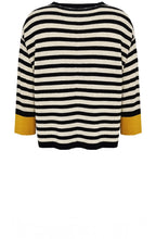 Black & Off White Knit Cardigan