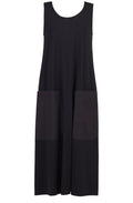 Black Pocket Detail Dress