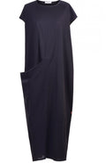 Black Two Textured Dress
