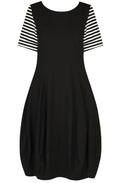 Black Urban Daytime Cocoon Dress
