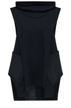 Black Urban Logan Sleeveless Tunic