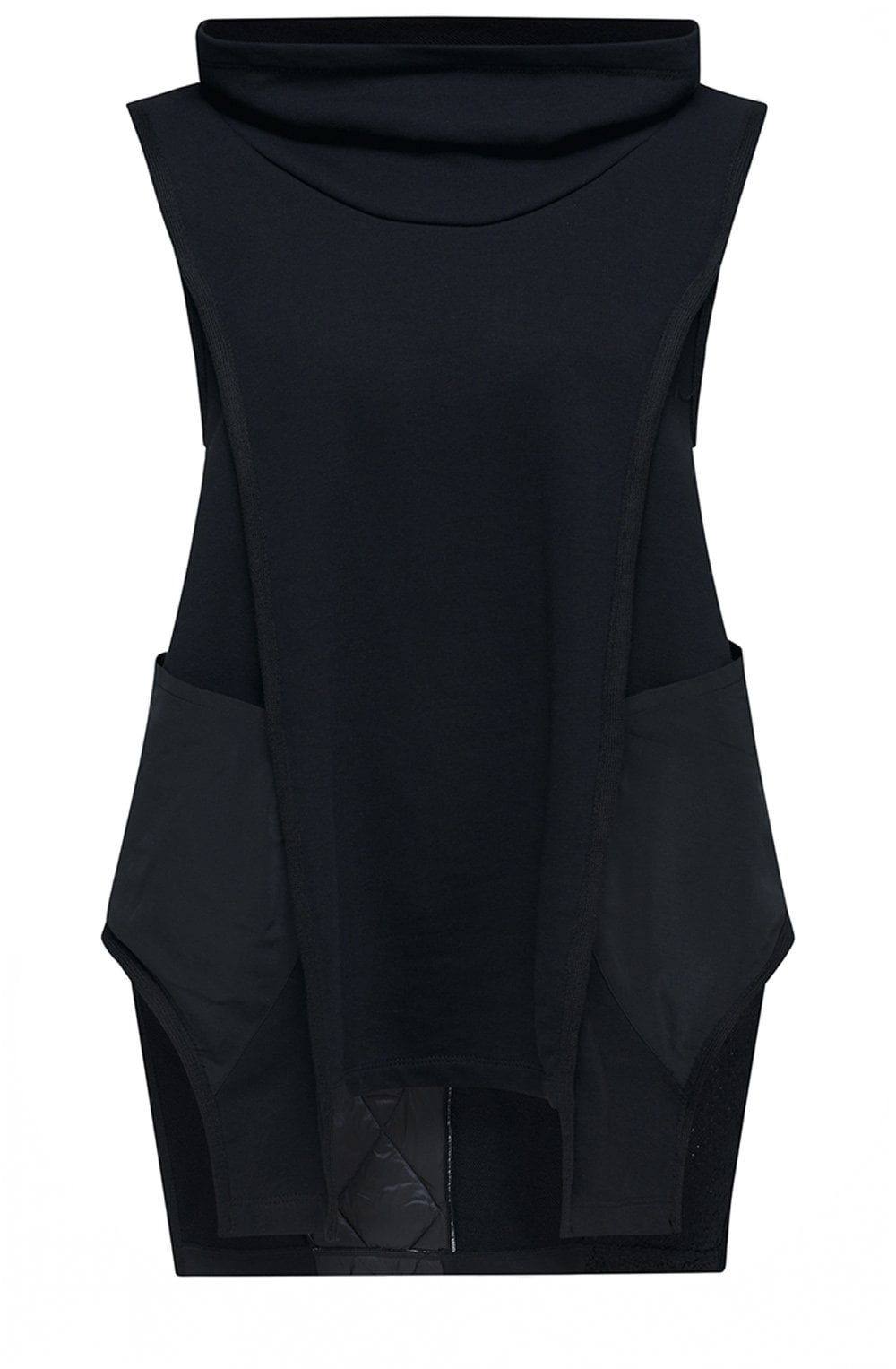 Black Urban Logan Sleeveless Tunic