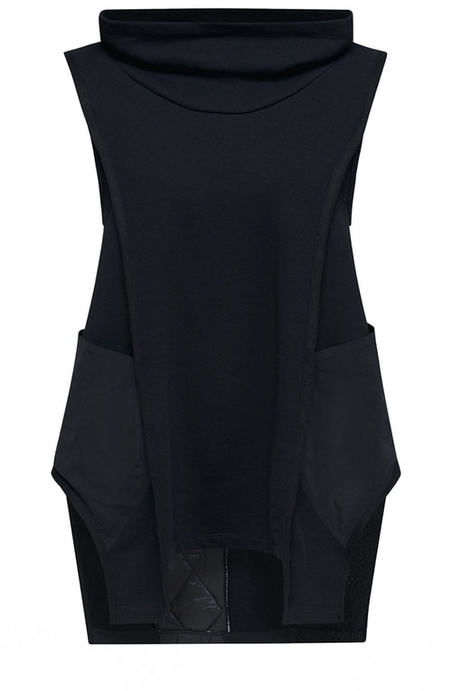 Black Urban Logan Sleeveless Tunic