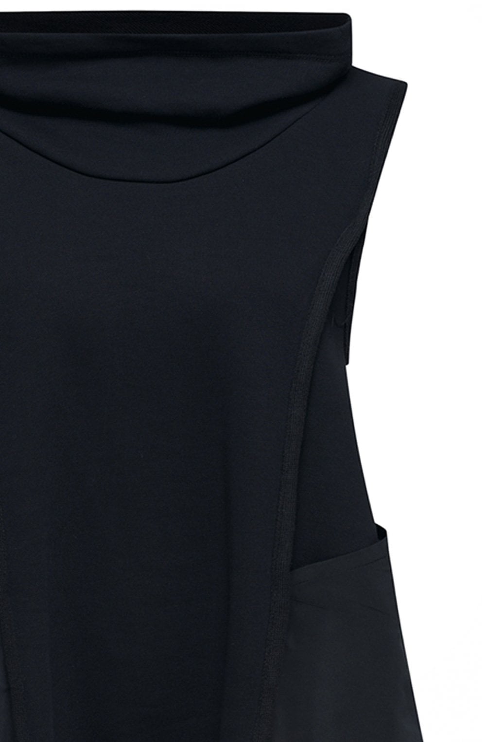 Black Urban Logan Sleeveless Tunic