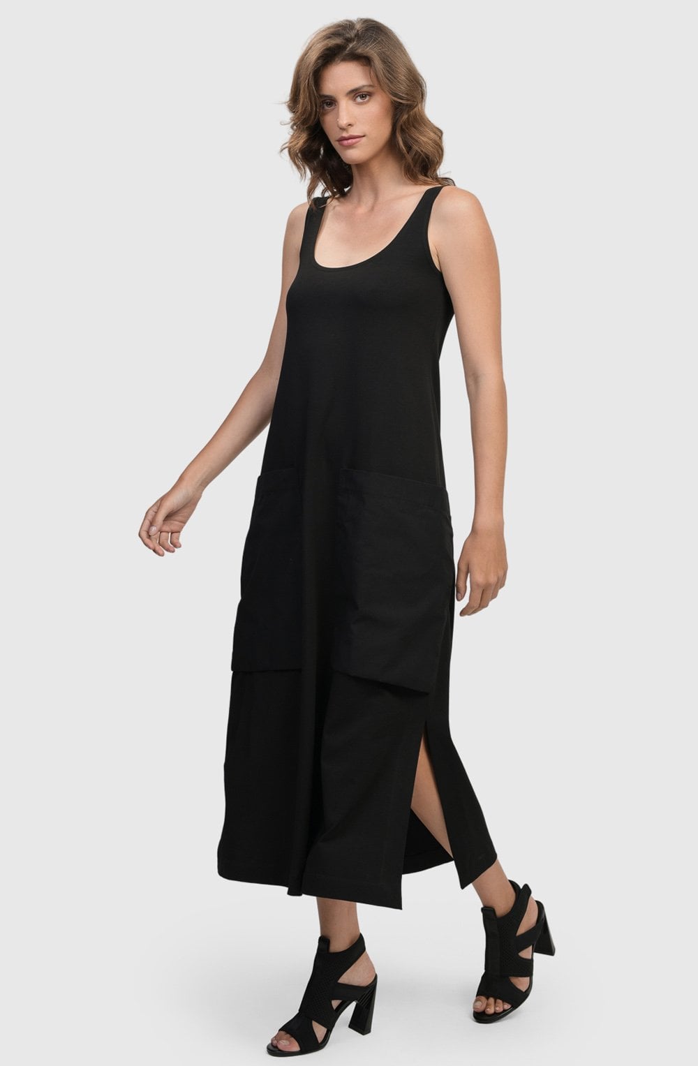 Black Urban Maxi Tank Dress