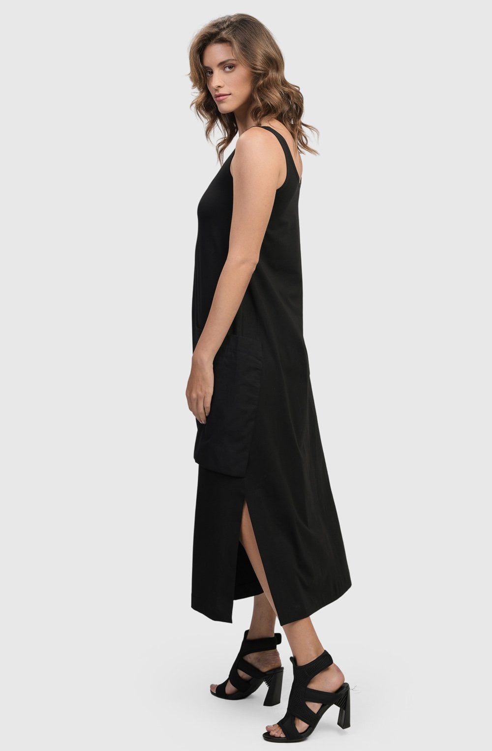 Black Urban Maxi Tank Dress