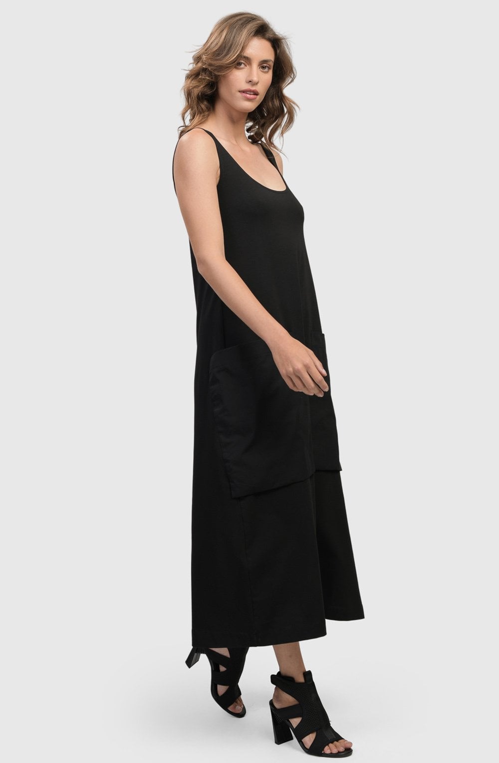 Black Urban Maxi Tank Dress