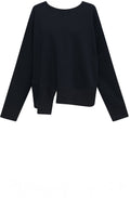 Black Urban Vapor Oversized Sweatshirt