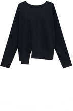 Black Urban Vapor Oversized Sweatshirt