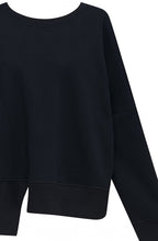 Black Urban Vapor Oversized Sweatshirt