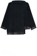 Black Urban Zora Poncho Style Jumper