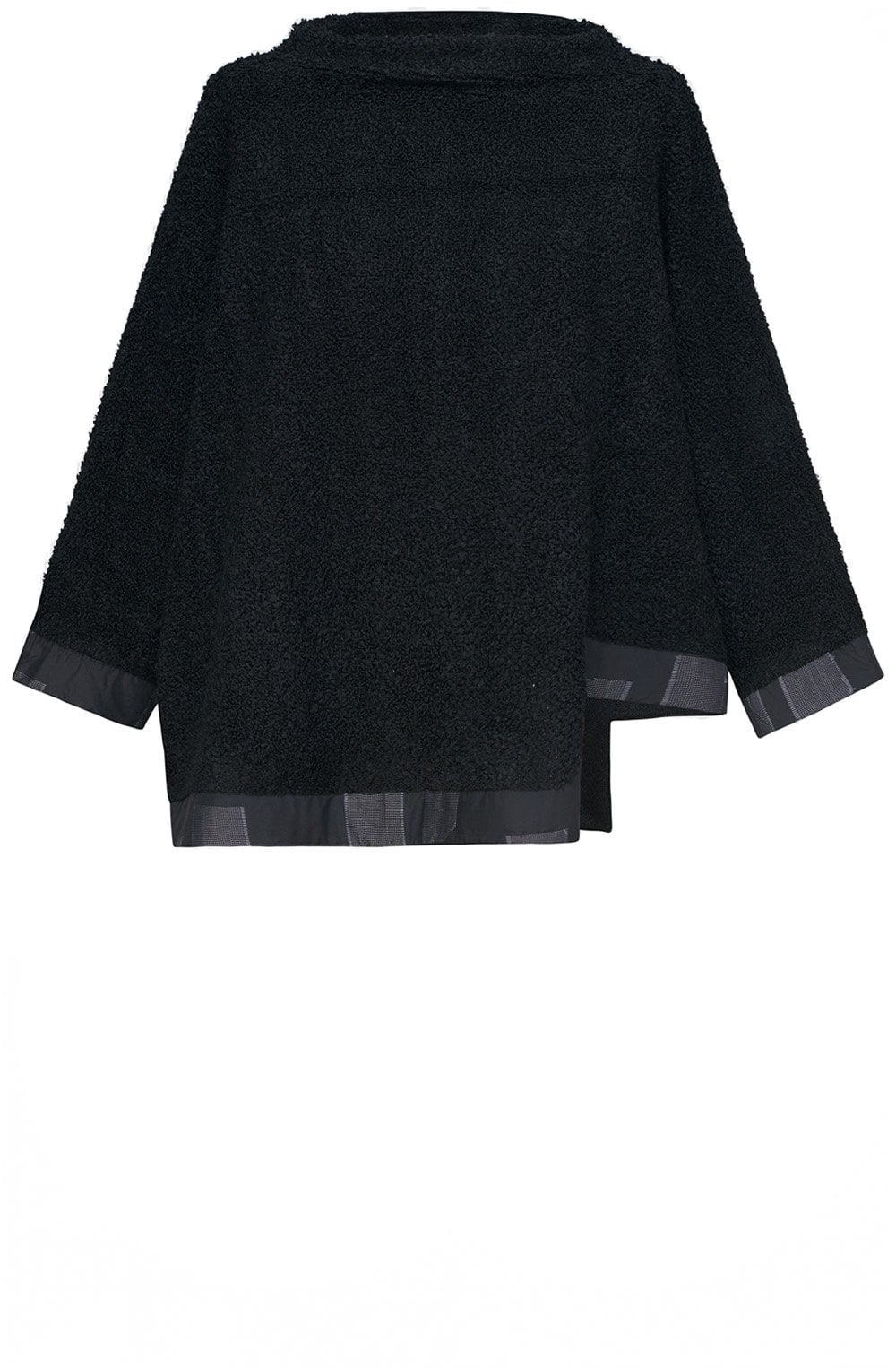 Black Urban Zora Poncho Style Jumper